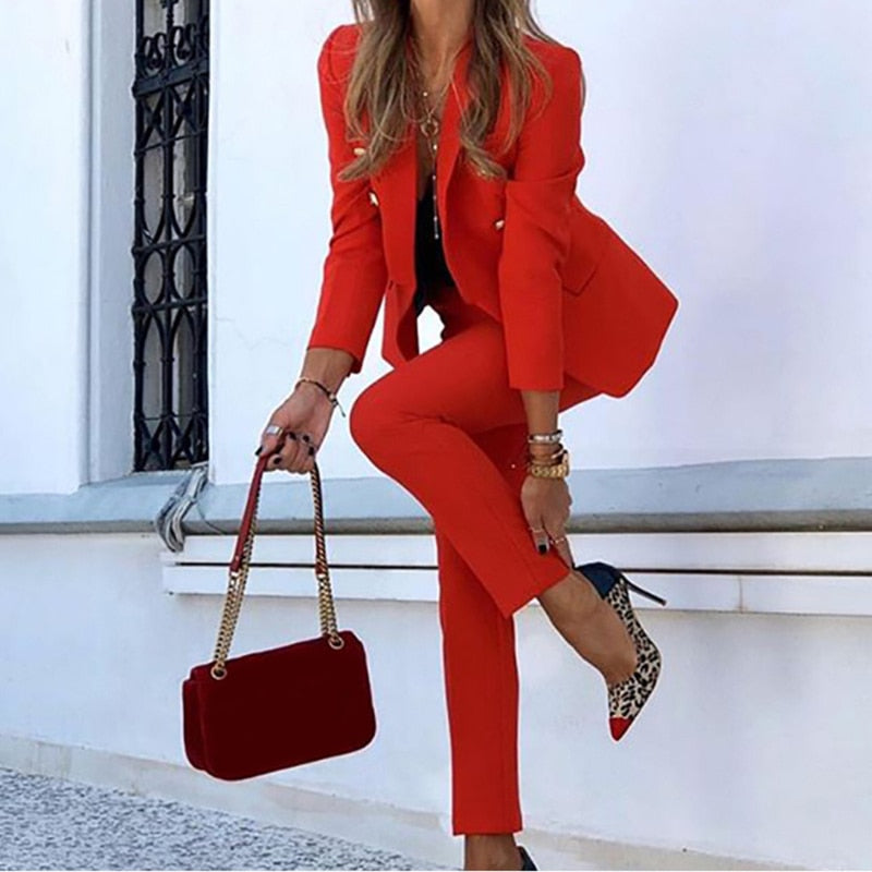 Ayleen - Ensemble blazer-pantalon