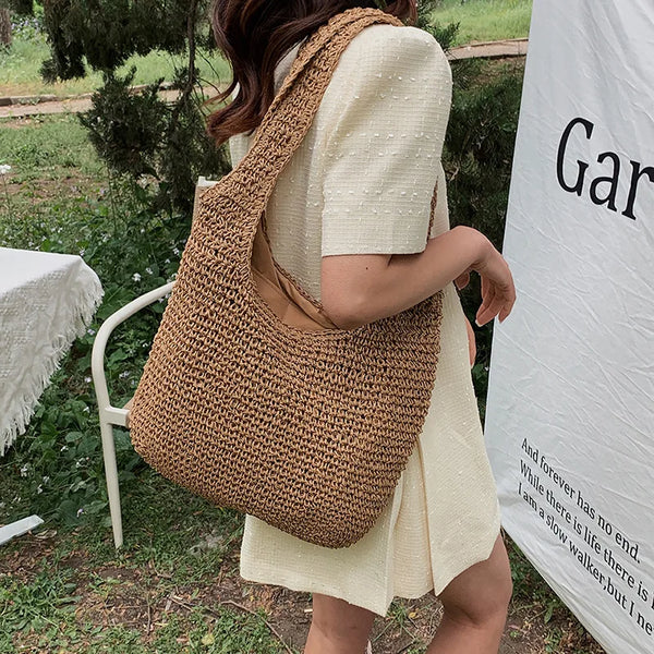 Ariella - Sac Ronde en Paille pour l'Été