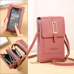 Pochette en cuir pour smartphone