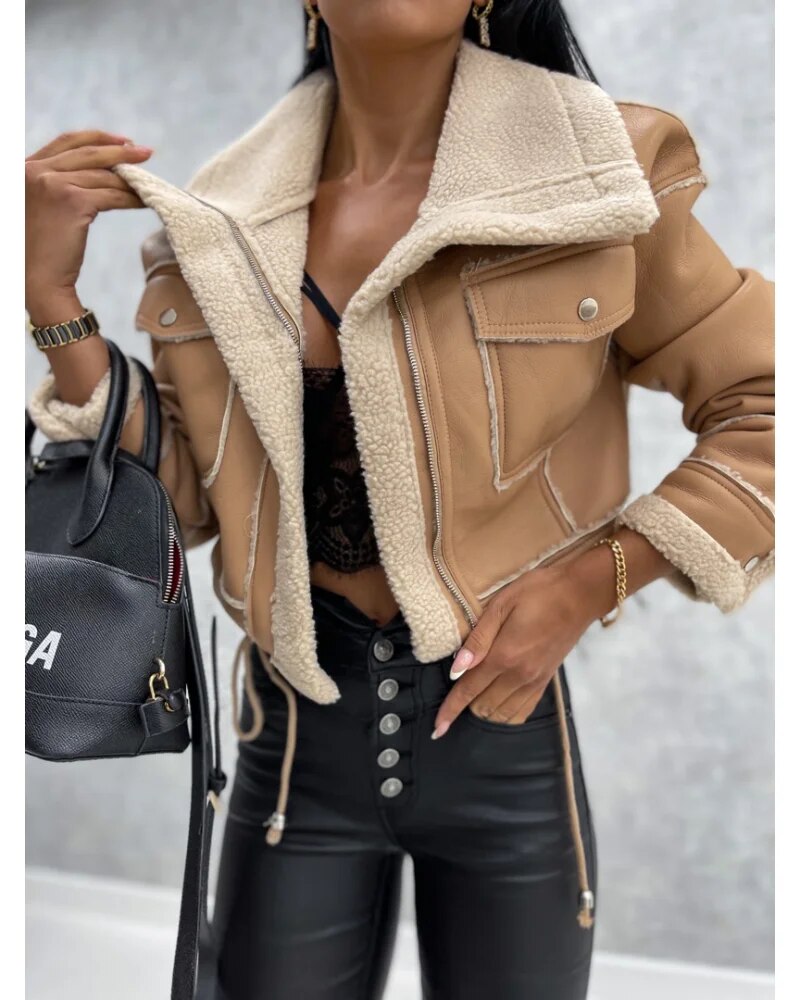 Chloe - Veste en cuir de luxe