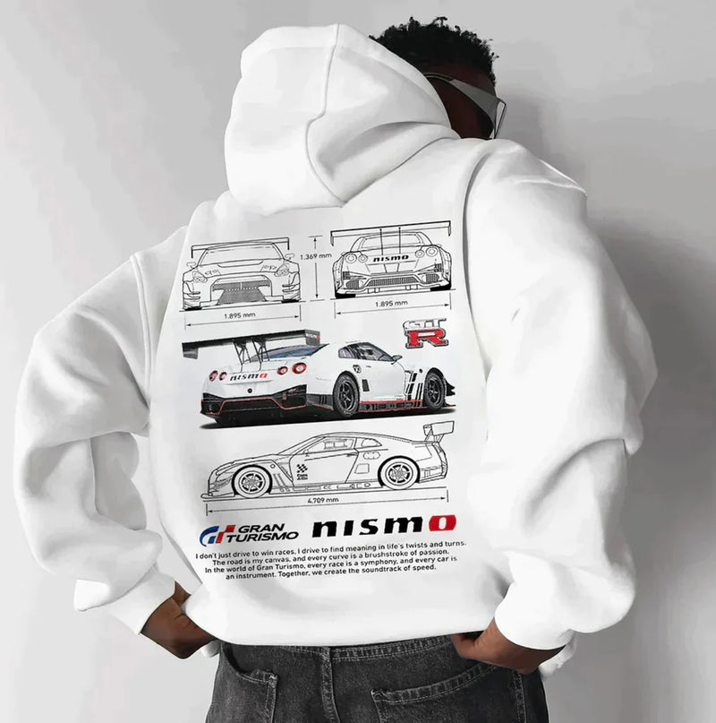 Nico - Hoodie Oversize Inspiré de la Course pour Homme