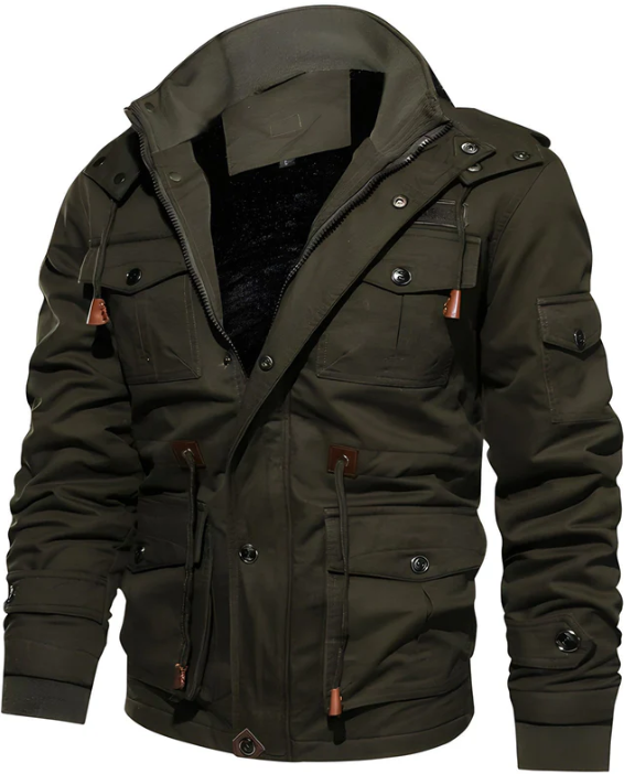 Blouson aviateur Iron - pour hommes - Fogella - Style robuste - Confort et durabilité - Parfait pour un look intemporel