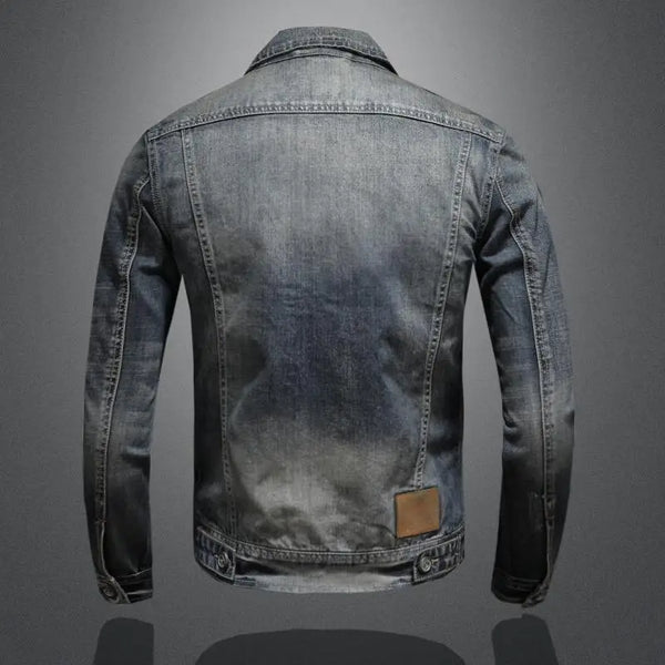 Carter - Veste en jean de style vintage pour hommes