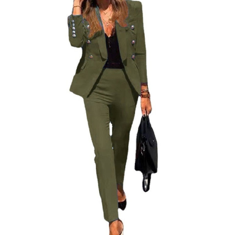 Ayleen - Ensemble blazer-pantalon