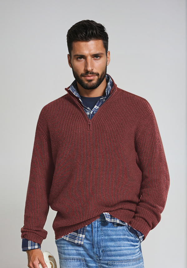 James Pull Homme en Cachemire – Luxe Intemporel et Confort Absolu