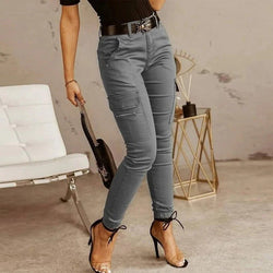 Jeans cargo pour femmes - Pratiques - Fogella - Confortables et polyvalents