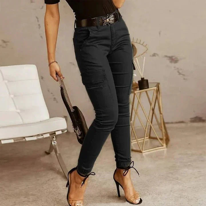 Émilie - Michelle Jeans cargo pour femme