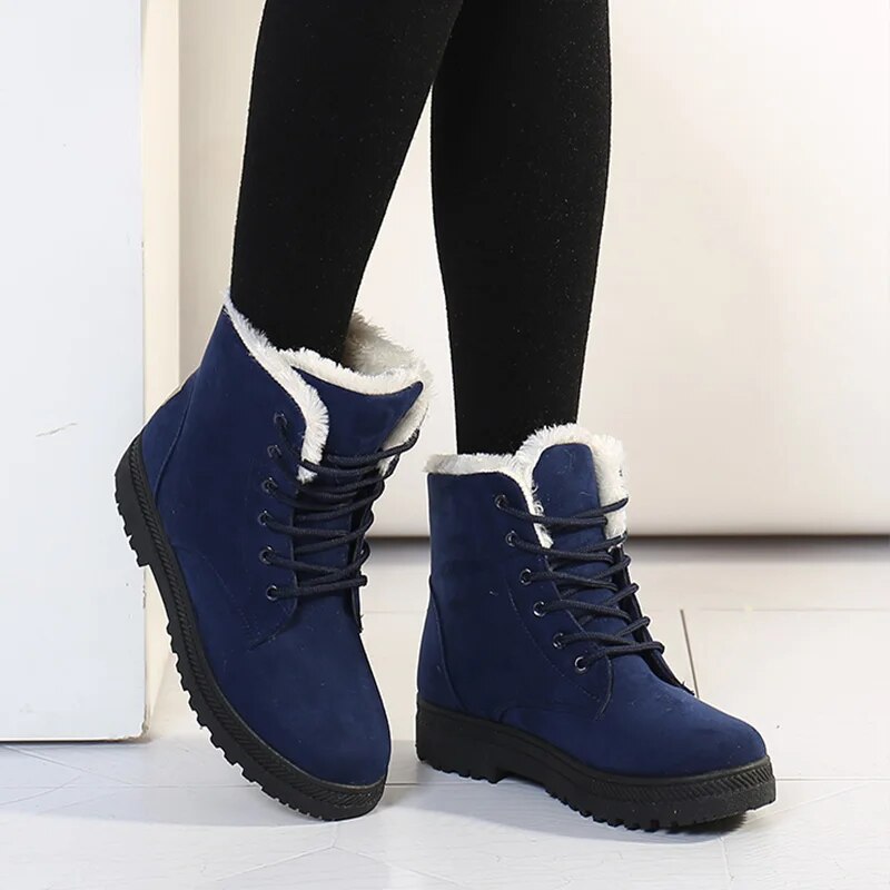 Bottes d'hiver fourrées pour femmes