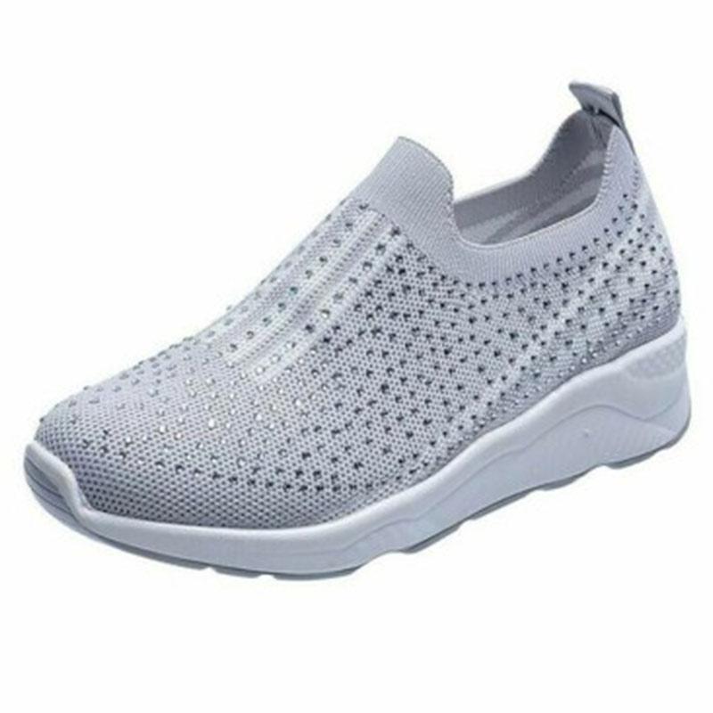 Femmes Slip-On Chaussures en strass