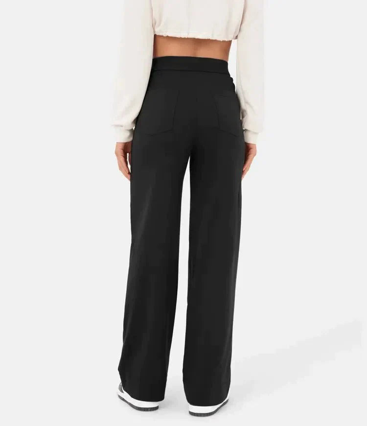 Gisela - Pantalon élastique taille haute