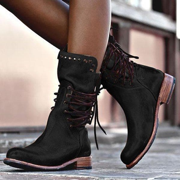 Bottes en cuir pour femmes