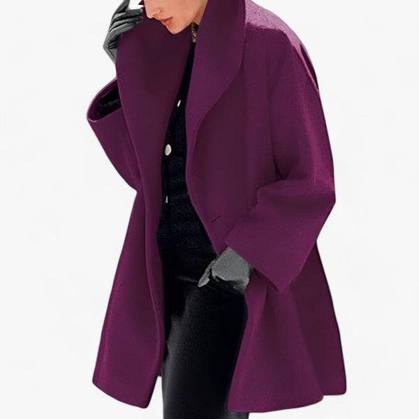 Trench-coat long en laine pour femmes - Chaleur durable et élégance - Fogella - Coupe longue