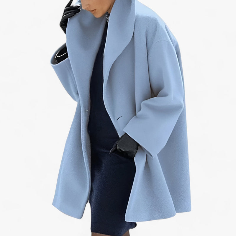 Trench-coat long en laine pour femmes - Chaleur durable et élégance - Fogella - Coupe longue