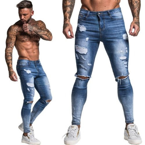 Jett | Pantalon en denim Jeans déchirés pour hommes