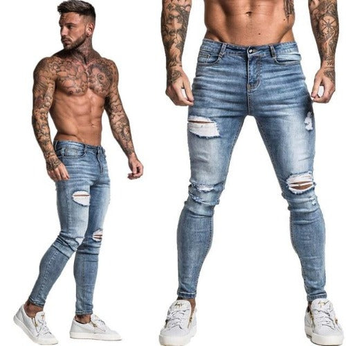 Jett | Pantalon en denim Jeans déchirés pour hommes