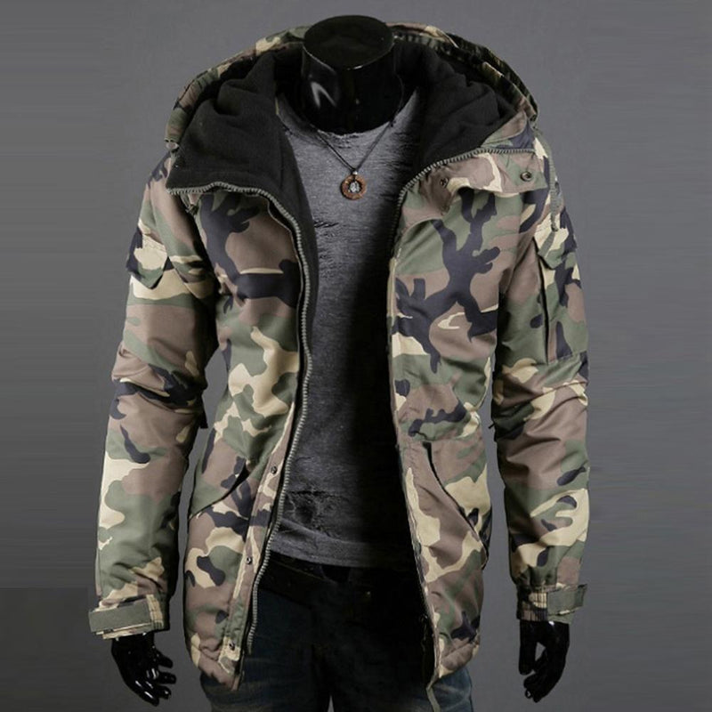 Veste camouflage tendance et chaude pour hommes