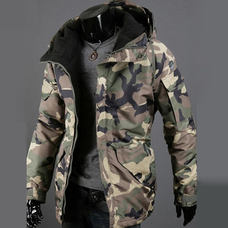 Veste camouflage tendance et chaude pour hommes