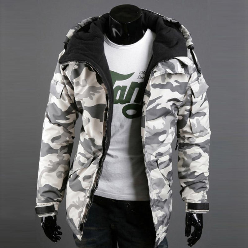 Veste camouflage tendance et chaude pour hommes