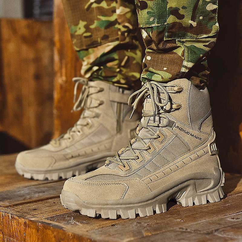 Bottes d'hiver tactiques militaires extrêmes - Résistance et protection